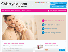 Tablet Screenshot of chlamydia-test.net